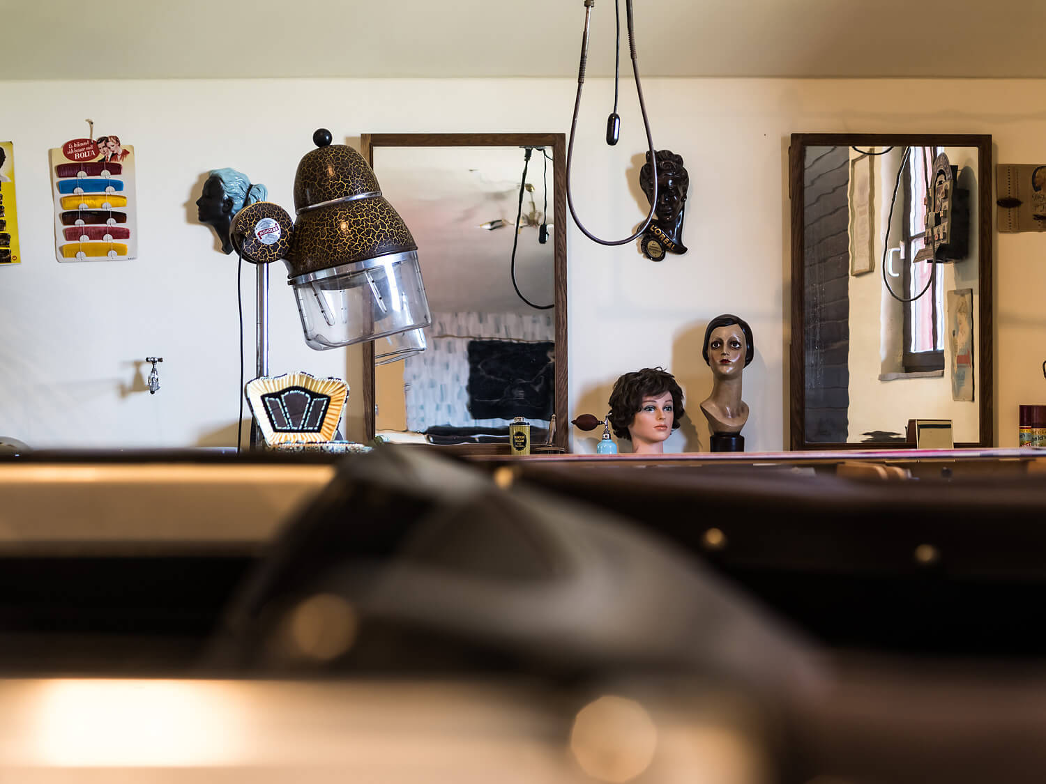 Historischer Friseursalon im Museum