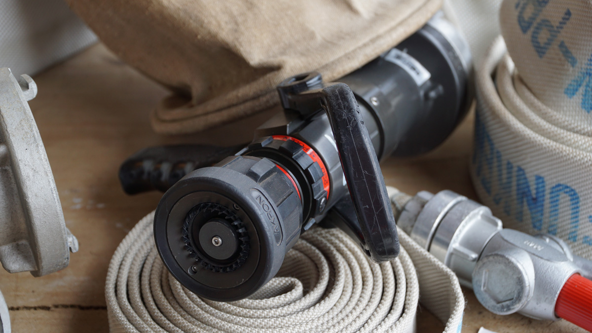 Anschluss von einem Wasserschlauch